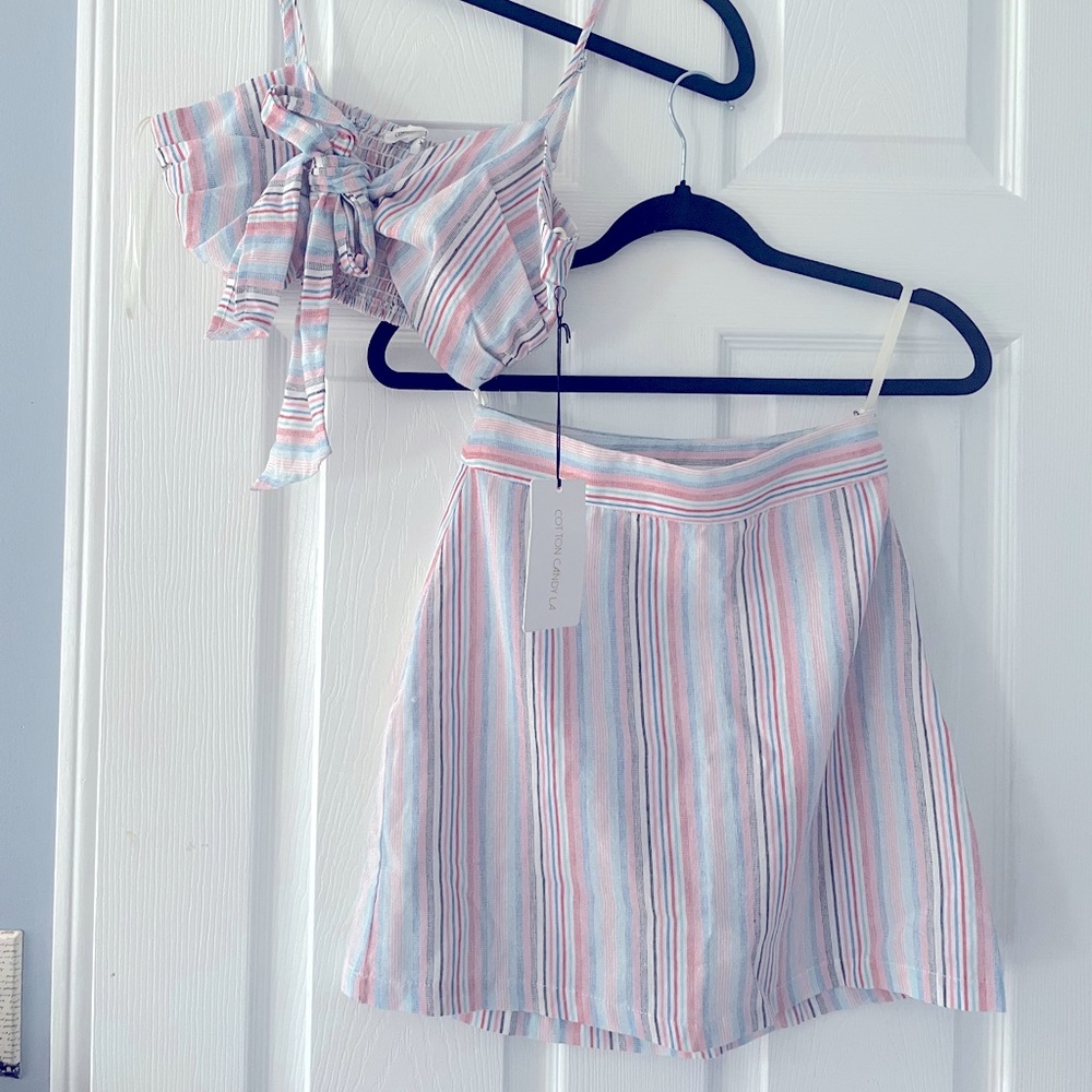 Matching Striped 2-Piece Set